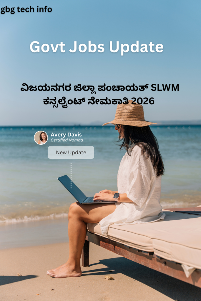 Vijayanagara Zilla Panchayat SLWM consultant recruitment 2026